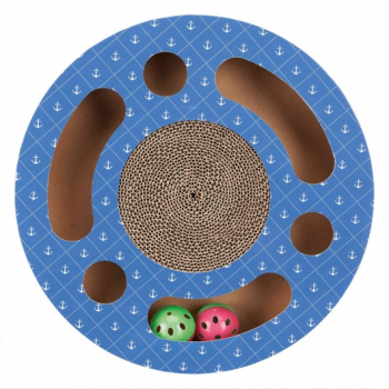 Trixie Kratztrommel aus Pappe mit Spielbällen